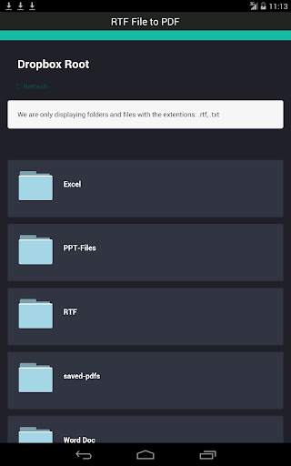 RTF File to PDF 14 تصوير الشاشة