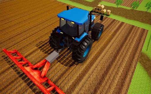 Real Farming Games 2021 - Tractor Driving Sim 3D screenshot 14