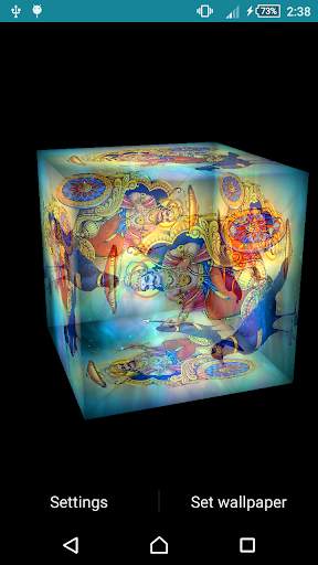 Shani Dev Cube Live Wallpaper screenshot 4