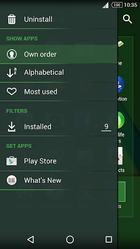 MonoChrome Green for Xperia screenshot 3