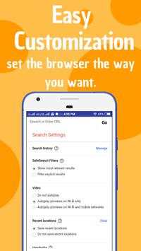GO! browser - web browsing, private, fast, video screenshot 4
