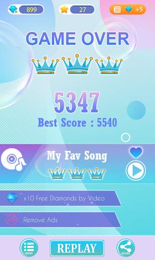 Lady Diana Piano tiles screenshot 4