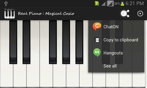 Real Piano:Perfect Magic Casio screenshot 2