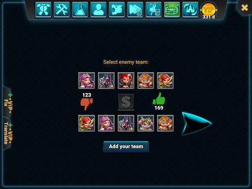 Dressing room - Lords mobile screenshot 8