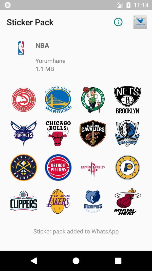 WAStickerApps - WA Sticker Basketball Team Sticker screenshot 1