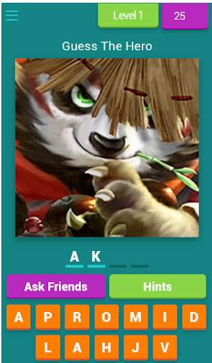 Guess The Mobi Legend Hero screenshot 1
