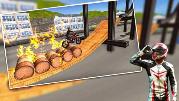 Extreme Tricky Trail Bike Stunt Race 3D Adventure screenshot 1