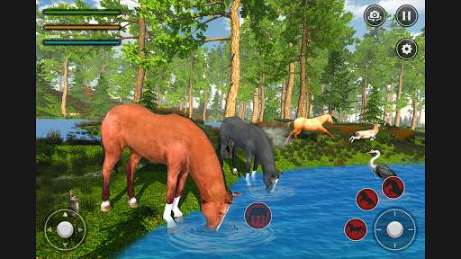 Jungle Horse Family Simulator: Fun Horse Games screenshot 1