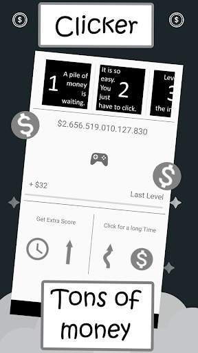 Clicker vs. Money $ The Richest Clicker स्क्रीनशॉट 1