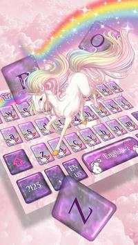 Mystical Unicorn Keyboard Theme screenshot 3