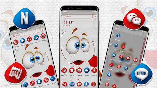Funny Face Launcher Theme screenshot 4