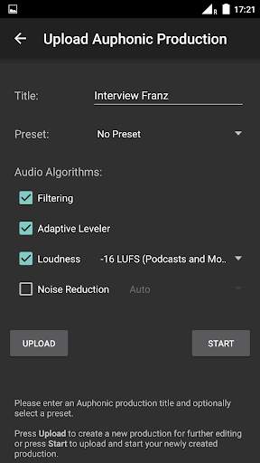 Auphonic Edit screenshot 7