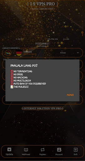 INTERNET SOLUTION VPN PRO screenshot 1