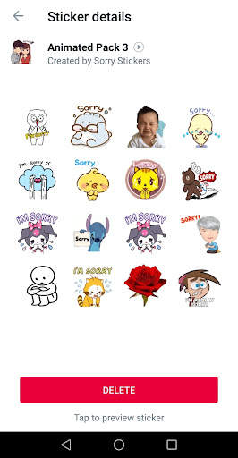 Sorry Stickers for Whatsapp screenshot 7