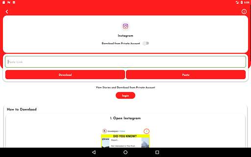download social media status screenshot 2