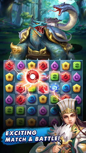 Three Kingdoms & Puzzles: Matc 1 تصوير الشاشة