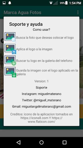Marca Agua Fotos Water Photo screenshot 1