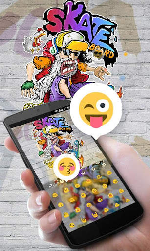 Skate GO Keyboard Theme screenshot 3