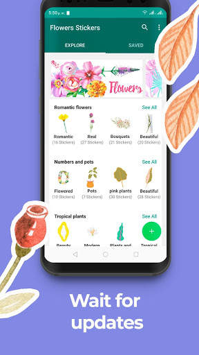 WAStickerApps Flowers for WhatsApp 2020 screenshot 4