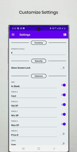 Price List Lite - Create and Save Products List screenshot 8