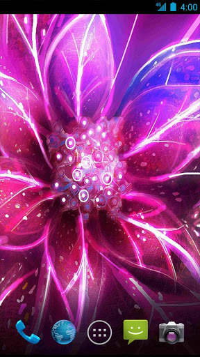 Luminous Flowers Wallpaper screenshot 4