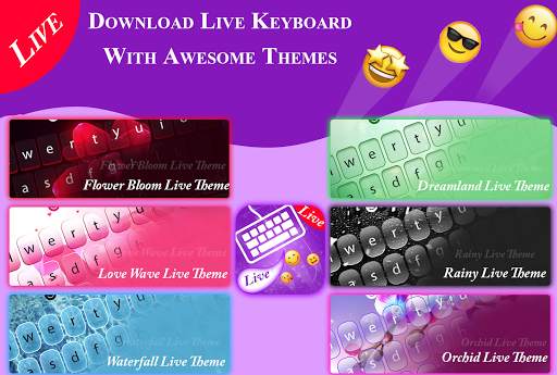 Live Keyboard Background - Animations, Emojis, GIF screenshot 4