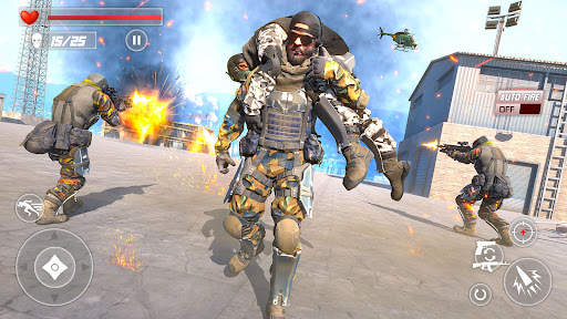 game perang tembak offline 3d screenshot 5
