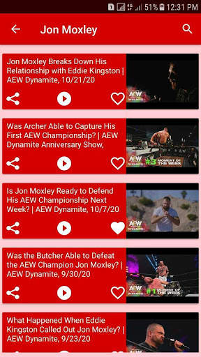 Wrestling Videos app 2020 | Wrestling tv 2020 screenshot 2