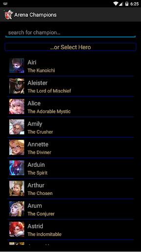 Heroes Guide and tactics for Arena of Valor mobile screenshot 1