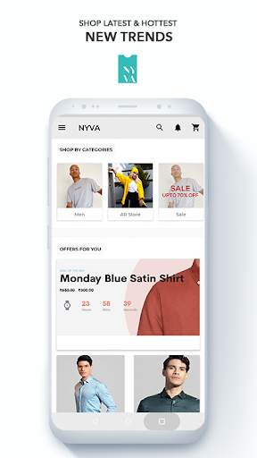 NYVA STORE Online Shopping Fashion App screenshot 1