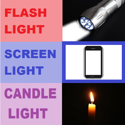 Flashlight, Candle, Screen Lite Bright Flash Light icon