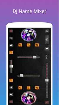 DJ Song Mixer:DJ Name Mixer With Music Player screenshot 4