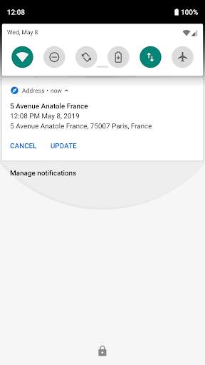 Address Widget - Travel & Vacation Address screenshot 2