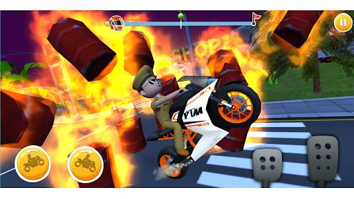Chota little Singham Bike Game screenshot 4