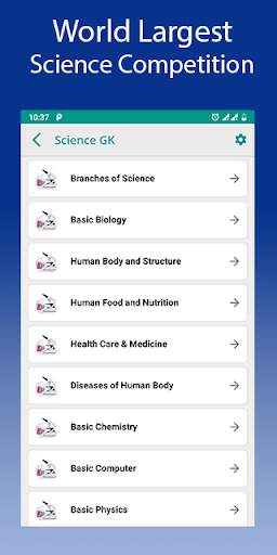 World Science Quiz Competition screenshot 3