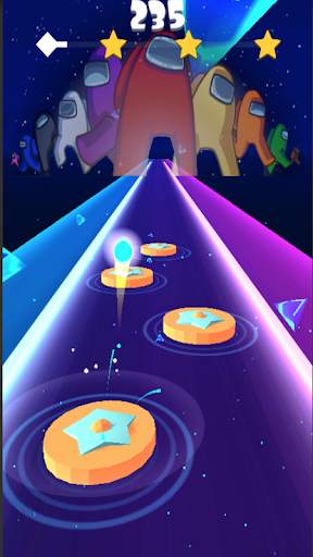 Among Us penipu Tiles Hop Beat Dancing screenshot 2