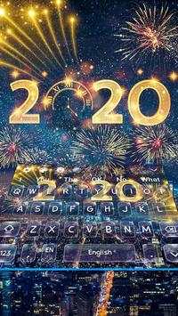 New Year 2020 Happy Keyboard screenshot 1