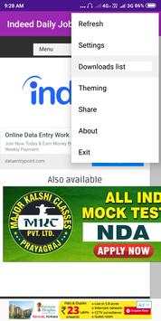 Indeed Daily Job Updates screenshot 1