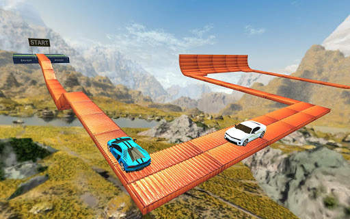 Impossible Car Stunt Game 2021 - Racing Car Games screenshot 4