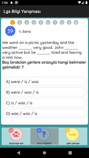 8. Sınıf Bilgi Yarışması & Sohbet Lgs Test Çöz screenshot 6