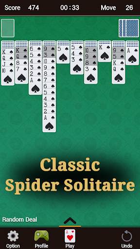 Spider Solitaire screenshot 1