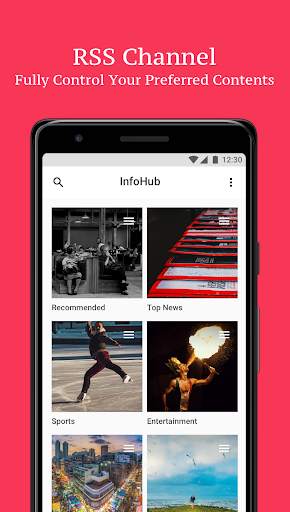 InfoHub - News & RSS with Voic screenshot 2