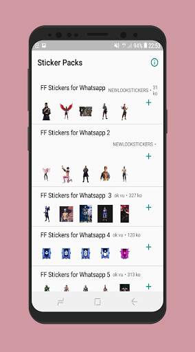 FF Stickers for Whatsapp - free fire WAStickerapps screenshot 6