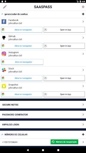 SAASPASS | autenticador 2FA screenshot 14