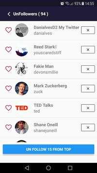 Unfollowers - Followers for Instagram screenshot 2
