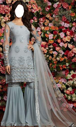 Women Sharara Photo Suit screenshot 14