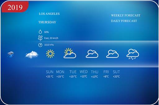 Daily Weather Live Forecast App Hourly,Weekly 2019 screenshot 1
