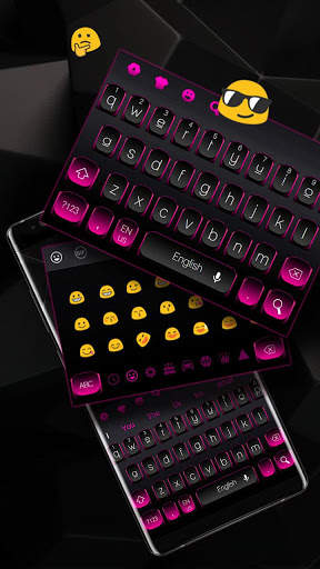 Black Pink Keyboard screenshot 1