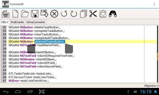 CommentR code editor 12 تصوير الشاشة
