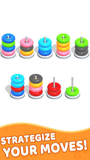 Color Hoop Stack - Sort Puzzle screenshot 2